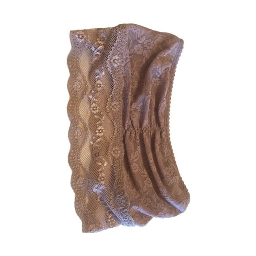 Lace Bandeau B.Tempted Tan Lace